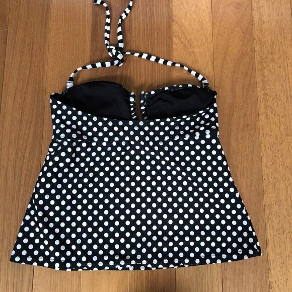 Catalina Polka Dot Womens Tankini Swim 4-6 - Picture 2 of 3
